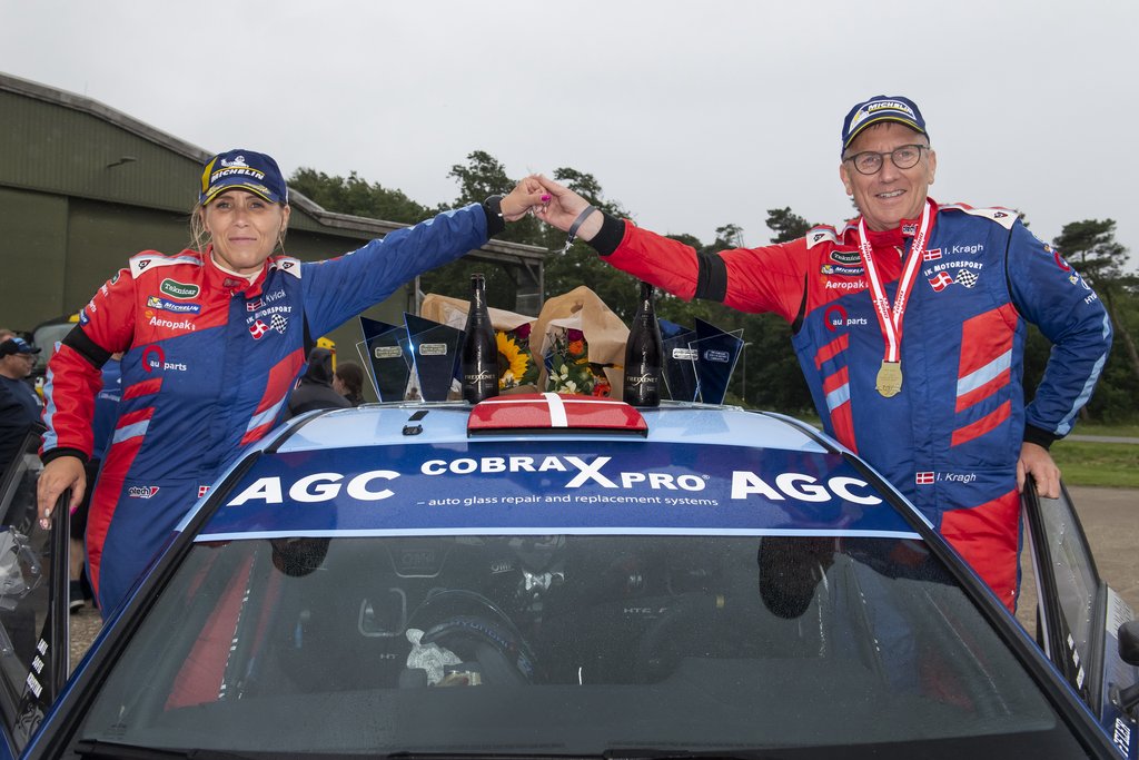 Jeannette Kvick og Ib Kragh vandt deres første Dansk Super Rally-sammen og Ib Kragh blev tillige igen Danmarksmester
(Foto: Jokum Tord Larsen)